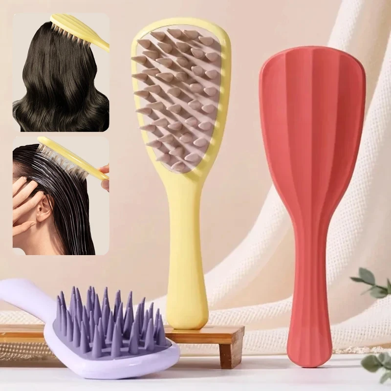 Long Handle Silicone Shampoo Brush Scalp Massage Comb Hair Washing Brush Head Massager Bath Brush Scrubber Hairdressing Tool
Long Handle Silicone Shampoo Brush Scalp Massage Comb Hair Washing Brush Head Massager Bath Brush Scrubber Hairdressing Tool