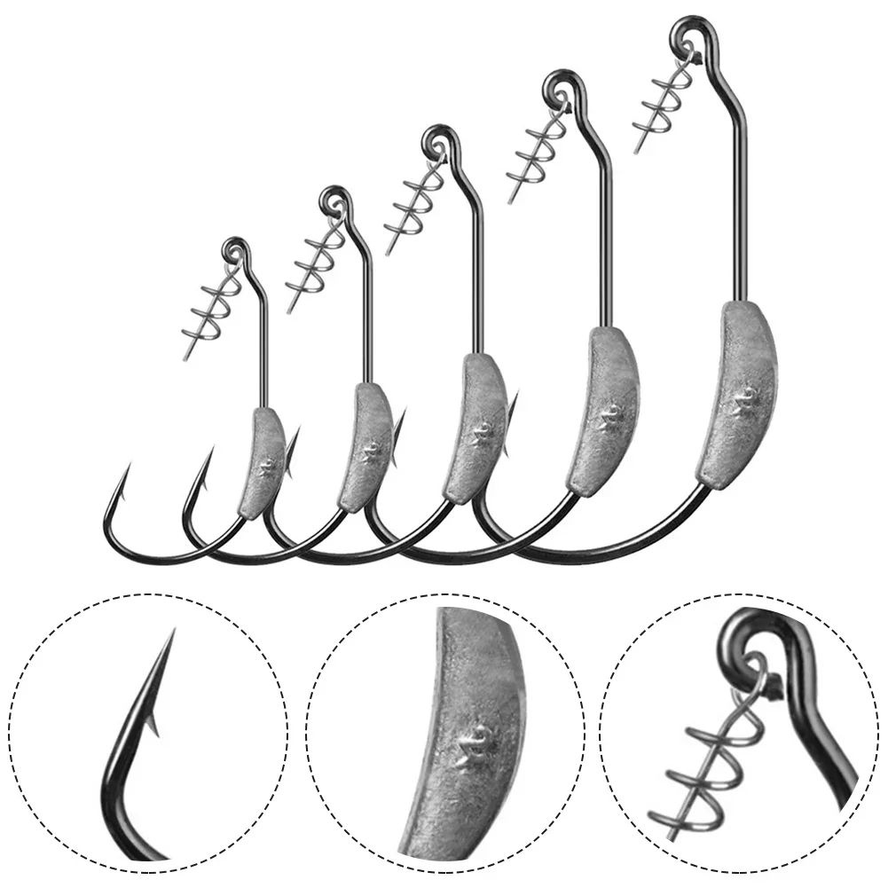 5pcs Fish Hook Fish Hook Fishing High Carbon Steel 2g/2.5g/3g/5.25/7g 5 Type Brand New Practical To Use Fish Hook
5pcs Fish Hook Fish Hook Fishing High Carbon Steel 2g/2.5g/3g/5.25/7g 5 Type Brand New Practical To Use Fish Hook