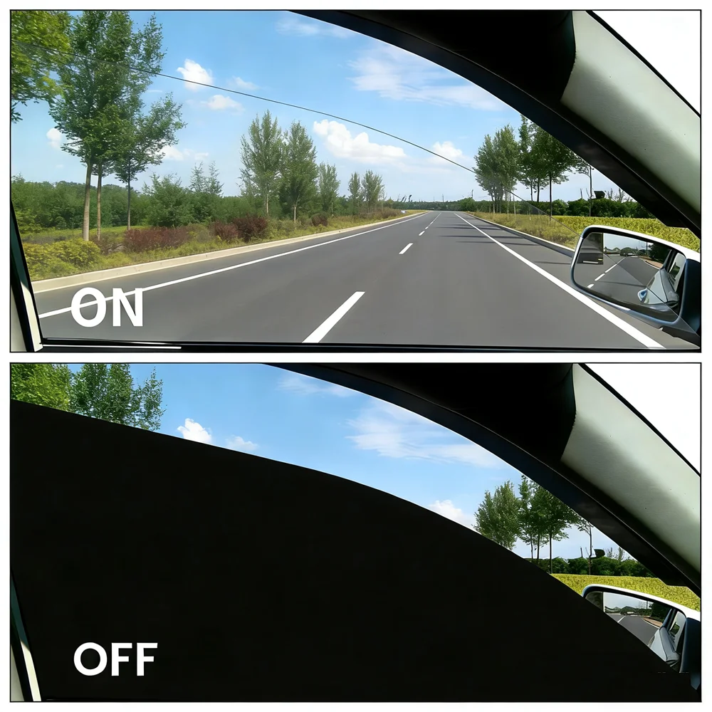 factorySmart PDLC Privacy Window Film for Automotive Window Tint Self-Adhesive Switchable Electric Remote Control PDLC Film for