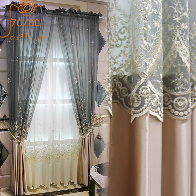 Grey Embroidered Pink Patchwork Window Screen Curtains for Living Room Bedroom French Window Balcony Window Customized
Grey Embroidered Pink Patchwork Window Screen Curtains for Living Room Bedroom French Window Balcony Window Customized