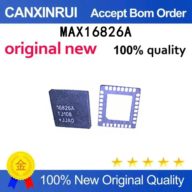 (5-100 pieces)New stock MAX16826ATJ+T MAX16826A 16826A QFN
(5-100 pieces)New stock MAX16826ATJ+T MAX16826A 16826A QFN