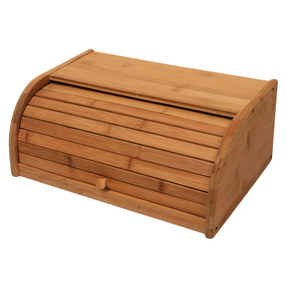 Bamboo Bread Box Home Bread Bin Kitchen Food Container Dessert Plate Storage ganizer Wooden Roll Top Breadbox For Kitchen Use
Bamboo Bread Box Home Bread Bin Kitchen Food Container Dessert Plate Storage ganizer Wooden Roll Top Breadbox For Kitchen Use