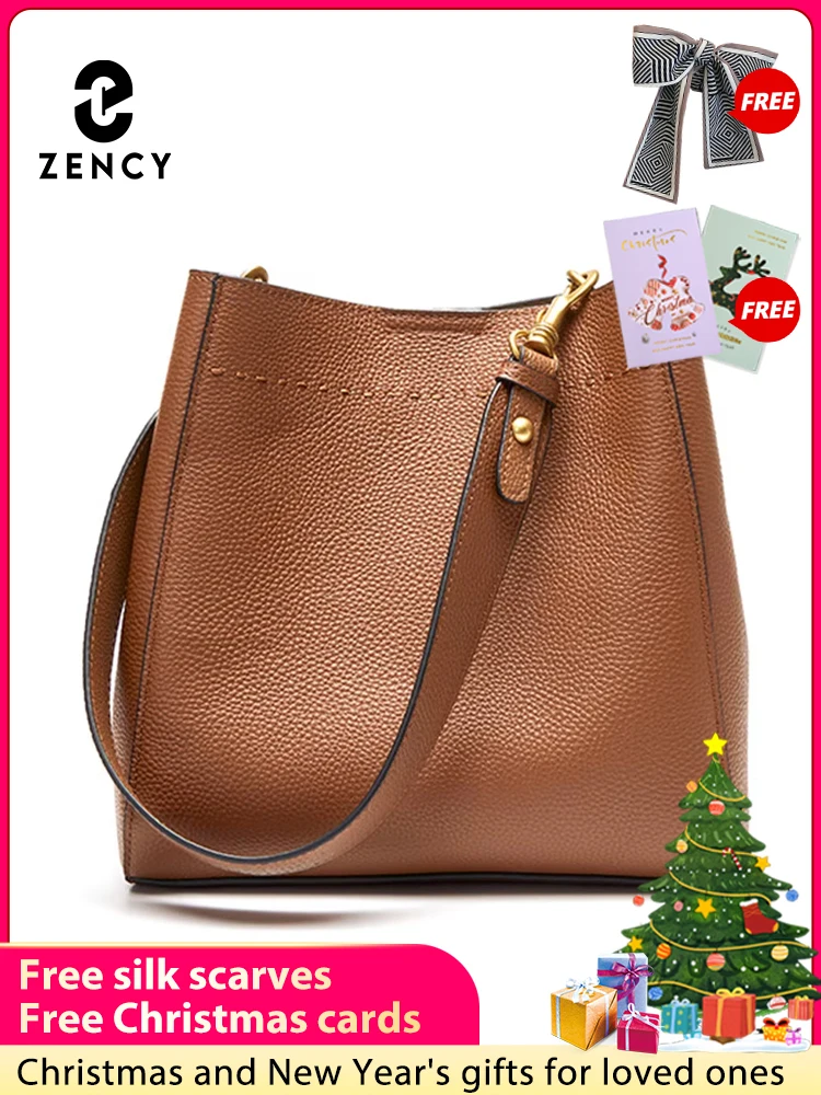 Zency New Genuine Leather Casual Shopper Shoulder Bag Commuter Large Bucket Handbag Simple High Quality Women Tote Underarm Bags
Zency New Genuine Leather Casual Shopper Shoulder Bag Commuter Large Bucket Handbag Simple High Quality Women Tote Underarm Bags