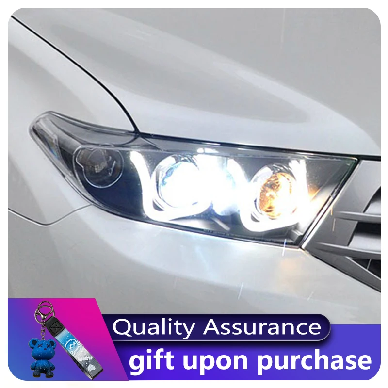 A pair of Car Styling For Toyota Highlander 2012-2014 Front Light DRL Head Lamp Signal LED Projector Lens Auto Accessories
A pair of Car Styling For Toyota Highlander 2012-2014 Front Light DRL Head Lamp Signal LED Projector Lens Auto Accessories