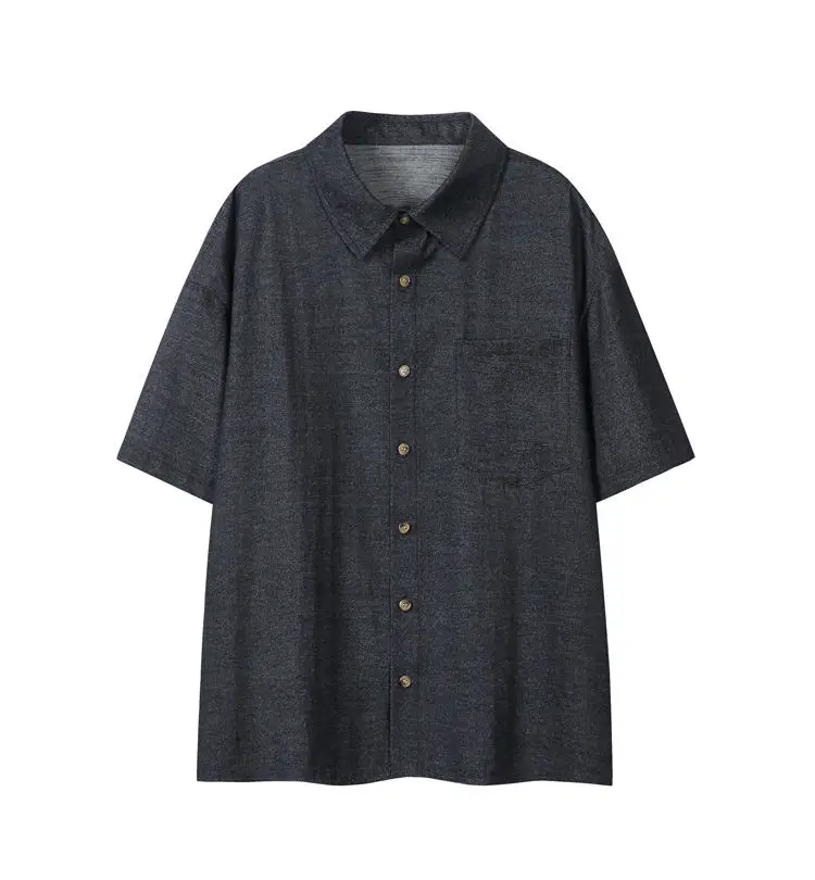 Set Men's Summer Short Sleeve Shirt And Shorts Set Single-Breasted Solid Color Loose Fit Clothing Combo
Set Men's Summer Short Sleeve Shirt And Shorts Set Single-Breasted Solid Color Loose Fit Clothing Combo