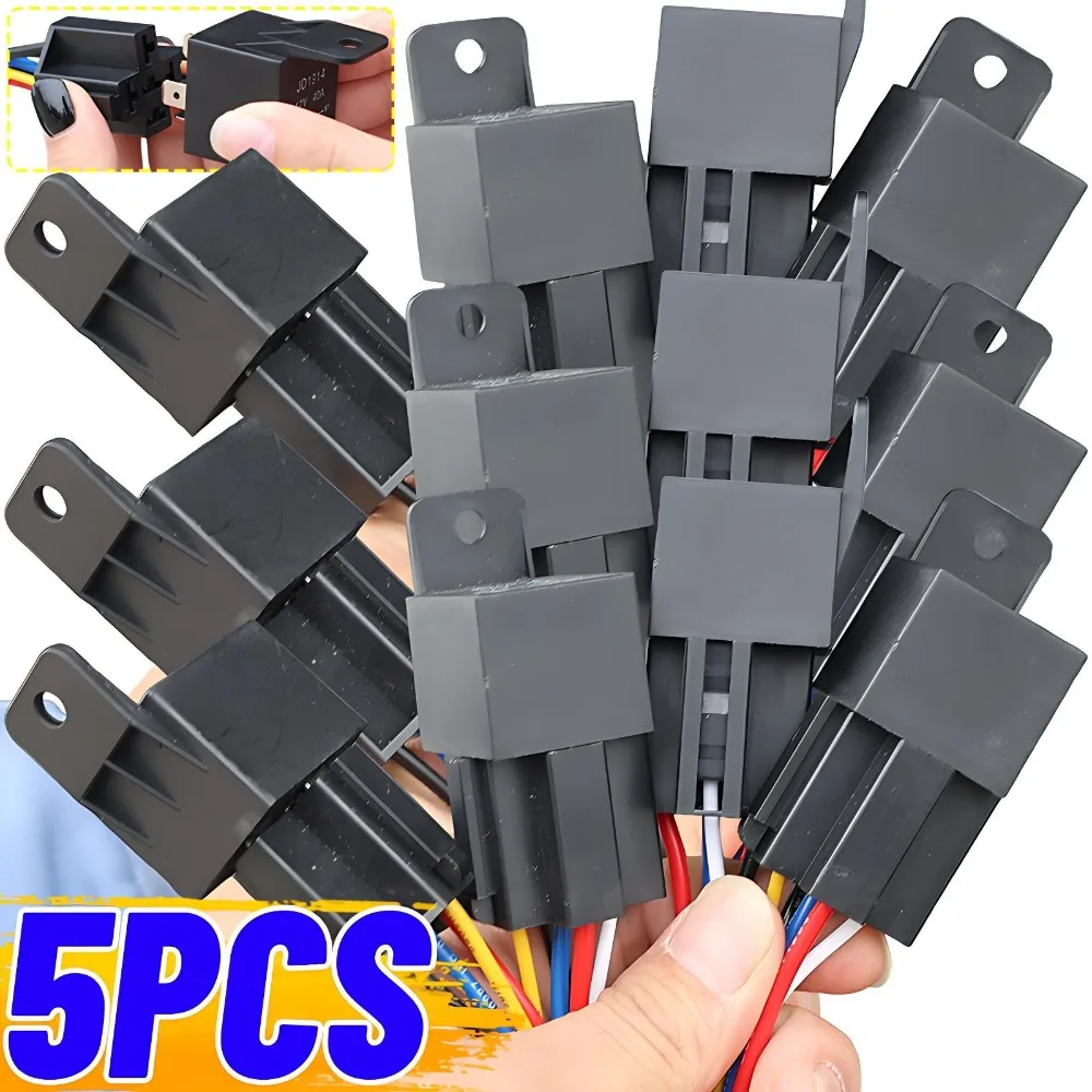 5/1 шт., 12 В, 40 А, водонепроницаемое автомобильное реле, 5-контактное реле для автомобиля, грузовика, лодки, морского реле с черно-красным медным терминалом, розеткой для автоматического реле
5/1 шт., 12 В, 40 А, водонепроницаемое автомобильное реле, 5-контактное реле для автомобиля, грузовика, лодки, морского реле с черно-красным медным терминалом, розеткой для автоматического реле