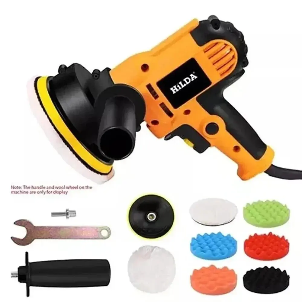 HILDA 220V Electric Car Polisher Machine Auto Polishing Machine Adjustable Speed Sanding Waxing Car Accessories Powewr Tools 
HILDA 220V Electric Car Polisher Machine Auto Polishing Machine Adjustable Speed Sanding Waxing Car Accessories Powewr Tools