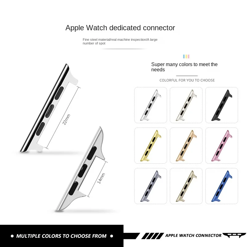 Совместим с разъемом для ремешка Apple Watch iWatch789, встроенным адаптером Apple Watch S10
Совместим с разъемом для ремешка Apple Watch iWatch789, встроенным адаптером Apple Watch S10