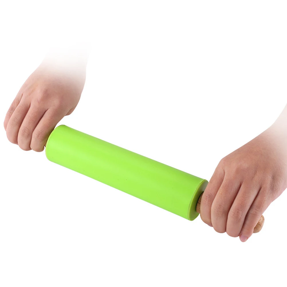 1pc Rolling Pin Wood Creative Rolling Pin Handle Non-Stick Dough Roller Kitchen Tool for Baking Pastry Dessert Making
1pc Rolling Pin Wood Creative Rolling Pin Handle Non-Stick Dough Roller Kitchen Tool for Baking Pastry Dessert Making