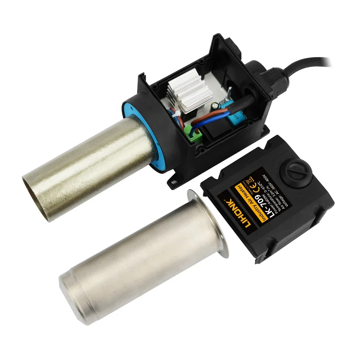 LK-709-1 380V to 400V Heavy Electric Hot Wind Heater Hot Air Blower Industrial Process Machine Heat Shrink
LK-709-1 380V to 400V Heavy Electric Hot Wind Heater Hot Air Blower Industrial Process Machine Heat Shrink
