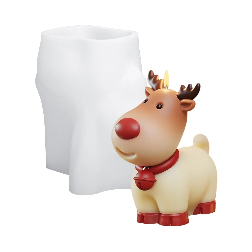 Christmas Bell & Reindeer Candle Silicone Mold DIY Christmas Tabletop Ornament Christmas Deer Decorative Epoxy Resin Molds
Christmas Bell & Reindeer Candle Silicone Mold DIY Christmas Tabletop Ornament Christmas Deer Decorative Epoxy Resin Molds