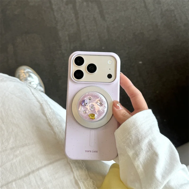 Kawai Purple Magnetic Phone Grip Holder Cell Phone Magnet Foldable Bracket Stand Support Finger Socket Mobile Decor Accessories
Kawai Purple Magnetic Phone Grip Holder Cell Phone Magnet Foldable Bracket Stand Support Finger Socket Mobile Decor Accessories