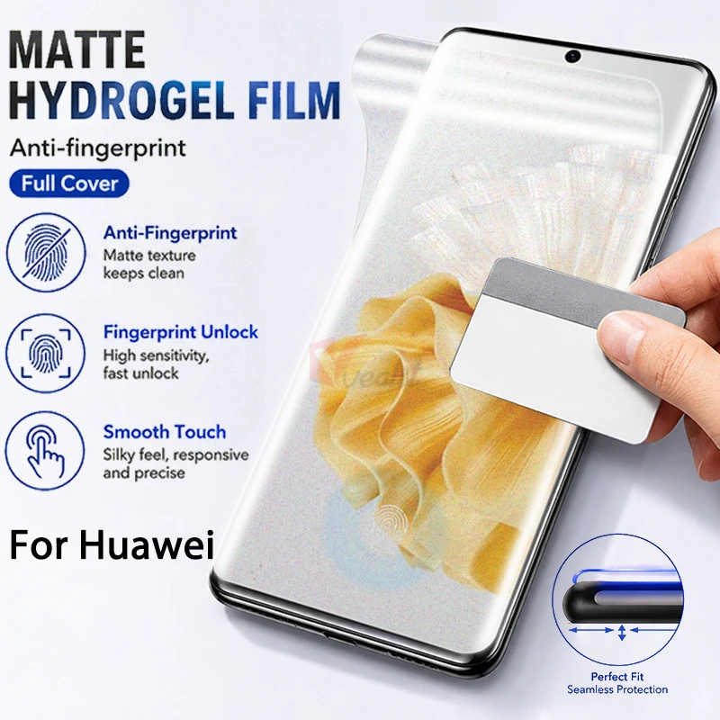 2-4pcs Anti Glare Full Curved Matte Silicone Hydrogel Film For Huawei P60 Air P50 P30 P40 Pro Plus Frosted Screen Protector
2-4pcs Anti Glare Full Curved Matte Silicone Hydrogel Film For Huawei P60 Air P50 P30 P40 Pro Plus Frosted Screen Protector