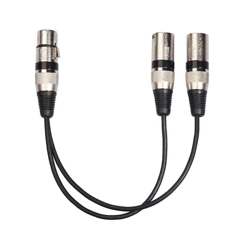 1/2/5pcs 3Pin XLR Female Jack To Dual 2 Male Plug Y Splitter Adapter Cable Wire 30cm for Amplifier Speaker Headphone Mixer A4
1/2/5pcs 3Pin XLR Female Jack To Dual 2 Male Plug Y Splitter Adapter Cable Wire 30cm for Amplifier Speaker Headphone Mixer A4