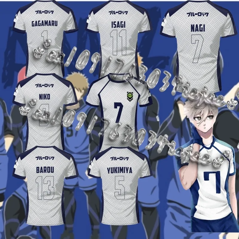 2025 New Men's Blue Lock Anime Nagi Soccer Jersey T-shirt Women's Round Neck Sports Tops Children's Casual Short Sleeve Tshirt
2025 New Men's Blue Lock Anime Nagi Soccer Jersey T-shirt Women's Round Neck Sports Tops Children's Casual Short Sleeve Tshirt