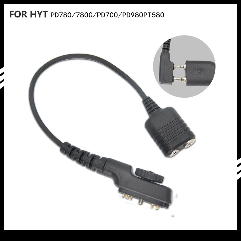 Соединитель кабеля адаптера для рации Hytera HYT PD700 PD70 PD780 PD782 PD790EX PT580H K-Type 2 Pin гарнитура микрофон
Соединитель кабеля адаптера для рации Hytera HYT PD700 PD70 PD780 PD782 PD790EX PT580H K-Type 2 Pin гарнитура микрофон