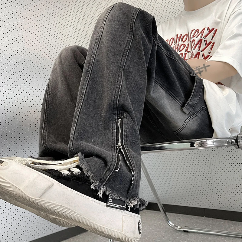 2024 Fashion Men Wide Leg Jeans Large Size Male Trousers Autumn New Street Famous Clothing Straight Loose Denim Pants R28
2024 Fashion Men Wide Leg Jeans Large Size Male Trousers Autumn New Street Famous Clothing Straight Loose Denim Pants R28