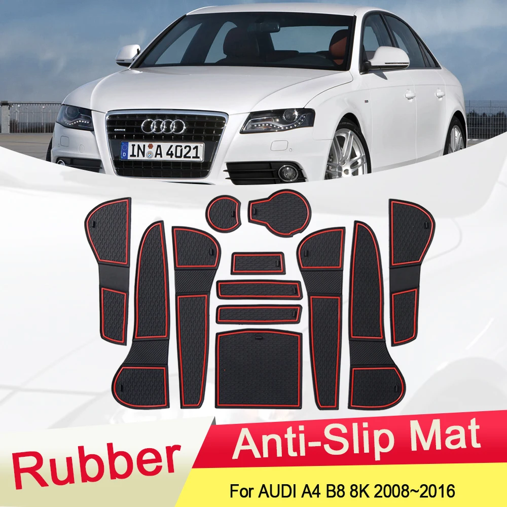 Коврик для AUDI A4 B8 8K 2008 ~ 2016, держатель для стаканов, наклейка, Нескользящий Резиновый коврик, слот для двери, паз, подстаканник, аксессуары для подстаканников
Коврик для AUDI A4 B8 8K 2008 ~ 2016, держатель для стаканов, наклейка, Нескользящий Резиновый коврик, слот для двери, паз, подстаканник, аксессуары для подстаканников