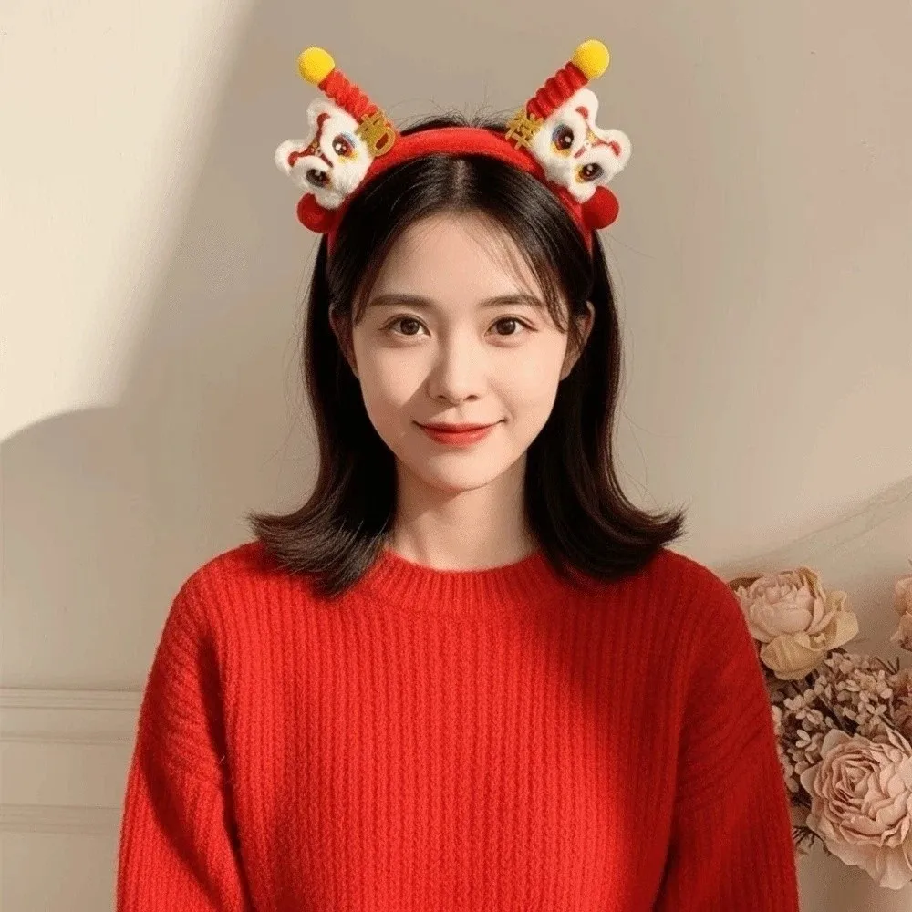 Good Luck Lion New Year Hair Hoop Embroidered Bow Tassel Ancient Style Hairband Headwear Flower Hanfu Hair Accessories Women
Good Luck Lion New Year Hair Hoop Embroidered Bow Tassel Ancient Style Hairband Headwear Flower Hanfu Hair Accessories Women