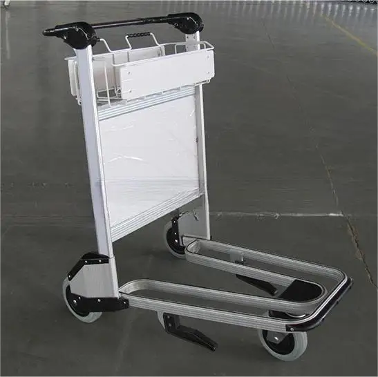 Aircraft flight trolley aluminum alloy luggage trolley 3 wheels airport luggage belt billboard trolley
Aircraft flight trolley aluminum alloy luggage trolley 3 wheels airport luggage belt billboard trolley