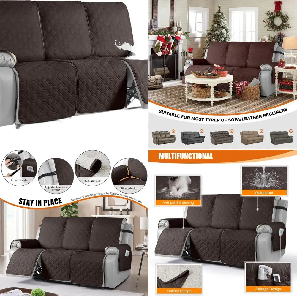 Водонепроницаемый 3-местный чехол для дивана с откидной спинкой, моющийся чехол для дивана с карманом для домашних животных (шоколад)
Водонепроницаемый 3-местный чехол для дивана с откидной спинкой, моющийся чехол для дивана с карманом для домашних животных (шоколад)