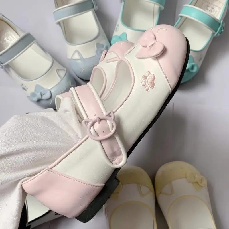 Весенне-осенняя новинка, милая обувь с круглым носком и низкой подошвой, модная нишевая простая удобная женская обувь 
Весенне-осенняя новинка, милая обувь с круглым носком и низкой подошвой, модная нишевая простая удобная женская обувь