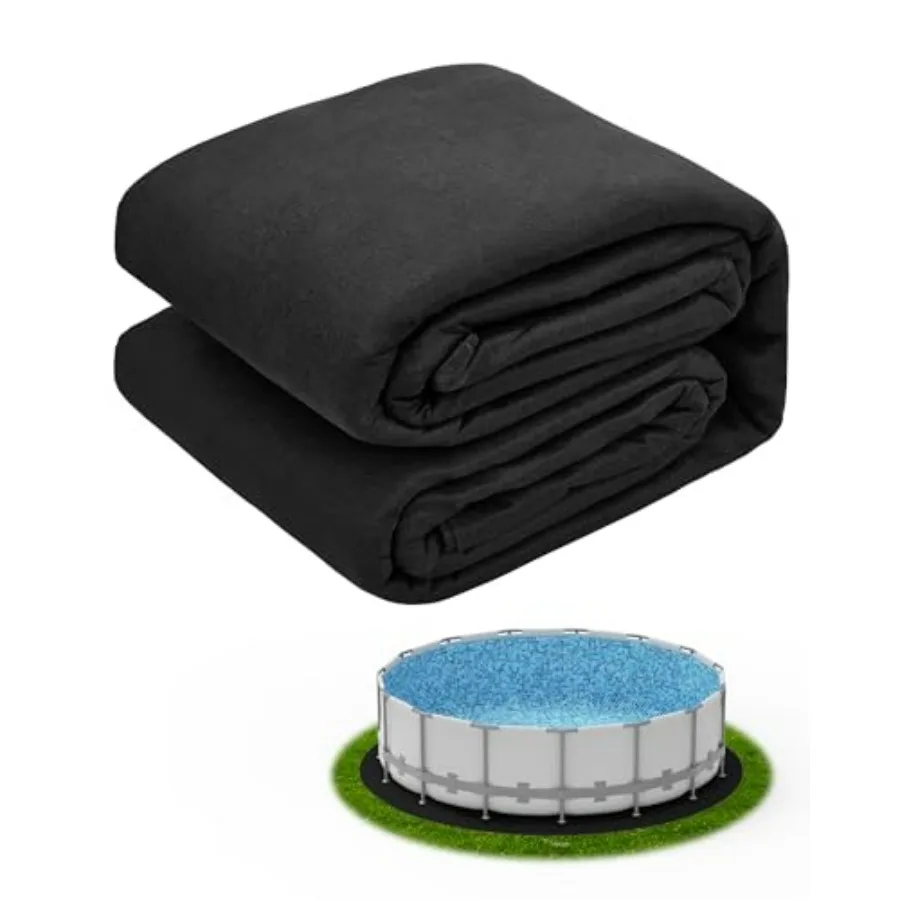 Above Ground Pool liner pad: 24 FT round, durable pre-cut polyethylene padding in gray, puncture-resistant for extended liner l
Above Ground Pool liner pad: 24 FT round, durable pre-cut polyethylene padding in gray, puncture-resistant for extended liner l