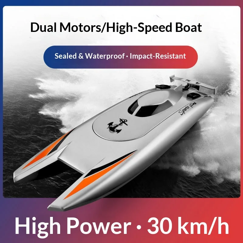 Sports Game Remote Control High Speed Racing Boat Dual Motor Waterproof Anti Collision Electric 24G For Outdoor Water Activity
Sports Game Remote Control High Speed Racing Boat Dual Motor Waterproof Anti Collision Electric 24G For Outdoor Water Activity