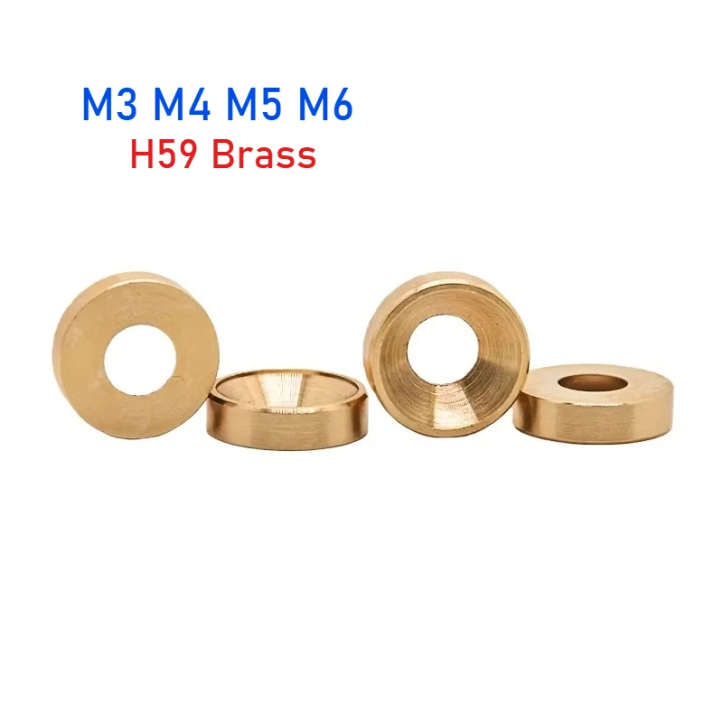 M3 M4 M5 M6 H59 Brass Countersunk Washer Thickness 2~3.5mm Brass Fish Eye Washer Metal Solid Recessed Countersunk Screw Gasket
M3 M4 M5 M6 H59 Brass Countersunk Washer Thickness 2~3.5mm Brass Fish Eye Washer Metal Solid Recessed Countersunk Screw Gasket