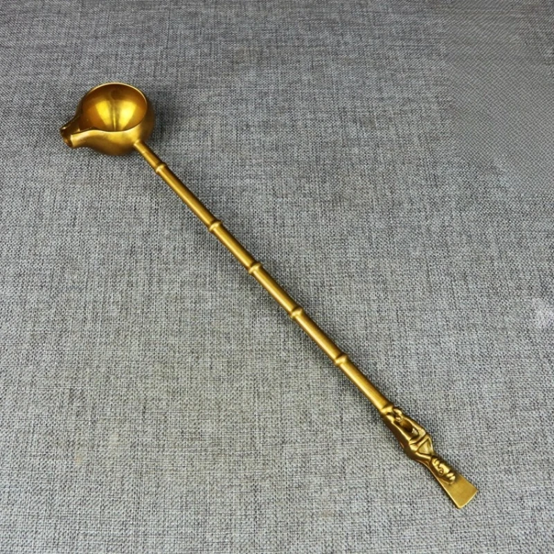 Pure Copper Wine Spoon Antique-style Copperware Tea Spoon Home Hotel Tea Ceremony Decoration Creative Soup Spoons Long Handle
Pure Copper Wine Spoon Antique-style Copperware Tea Spoon Home Hotel Tea Ceremony Decoration Creative Soup Spoons Long Handle