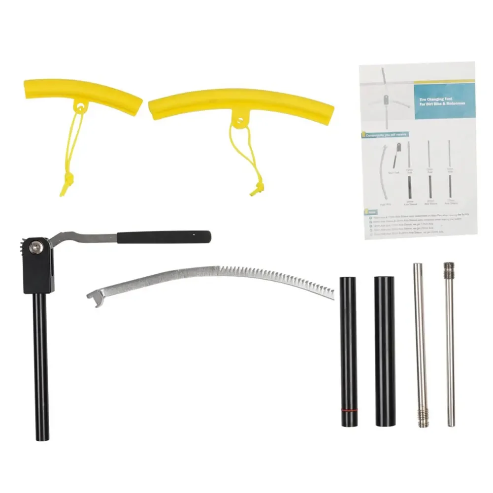 Dirt Bike Tire Changing Tool Kit for 1621 Inch Wheels Suitable for Motocross Bikes Includes Multiple Axle Rods for Fit
Dirt Bike Tire Changing Tool Kit for 1621 Inch Wheels Suitable for Motocross Bikes Includes Multiple Axle Rods for Fit
