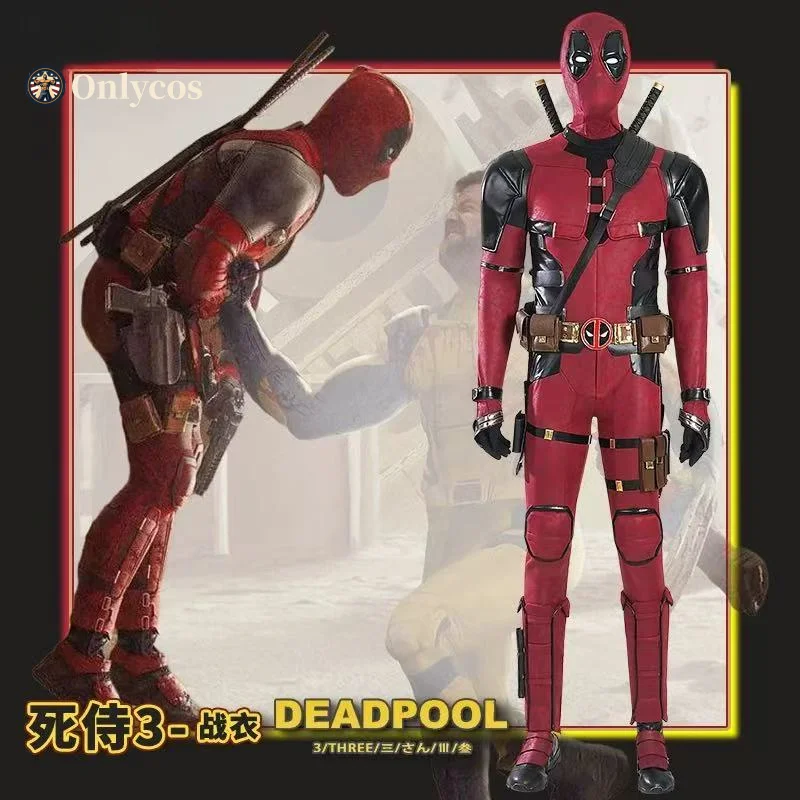 Deadpoolig 3 Wade Winston Cosplay Costume 3D Jumpsuit Gloves Scabbard Belt Full Set Uniform Role Play Halloween Carnival Party 
Deadpoolig 3 Wade Winston Cosplay Costume 3D Jumpsuit Gloves Scabbard Belt Full Set Uniform Role Play Halloween Carnival Party
