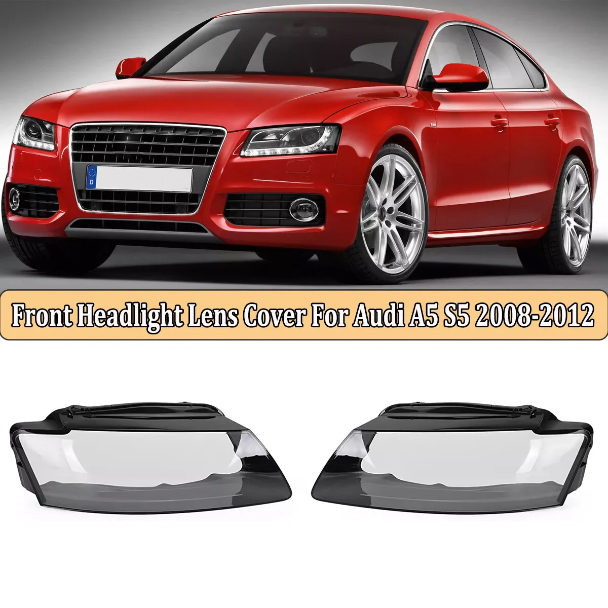Left/Right Side Front Headlight Lens Cover For Audi A5 S5 RS5 2008 2009 2010 2011 2012 Clear Car Shell Headlamp Cover Lamp Hood
Left/Right Side Front Headlight Lens Cover For Audi A5 S5 RS5 2008 2009 2010 2011 2012 Clear Car Shell Headlamp Cover Lamp Hood