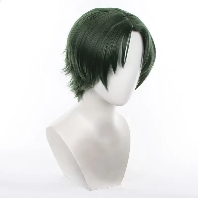 Anime Keito Hasumi Cosplay Wig Short Green Hair Heat Resistant Synthetic Fiber with Rose Net With Simulation Scalp Top
Anime Keito Hasumi Cosplay Wig Short Green Hair Heat Resistant Synthetic Fiber with Rose Net With Simulation Scalp Top