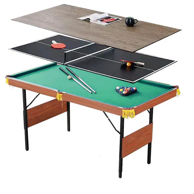 54/63 Inch 3-in-1 MDF Foldable Multi-Game Billiard Table for Kids
54/63 Inch 3-in-1 MDF Foldable Multi-Game Billiard Table for Kids