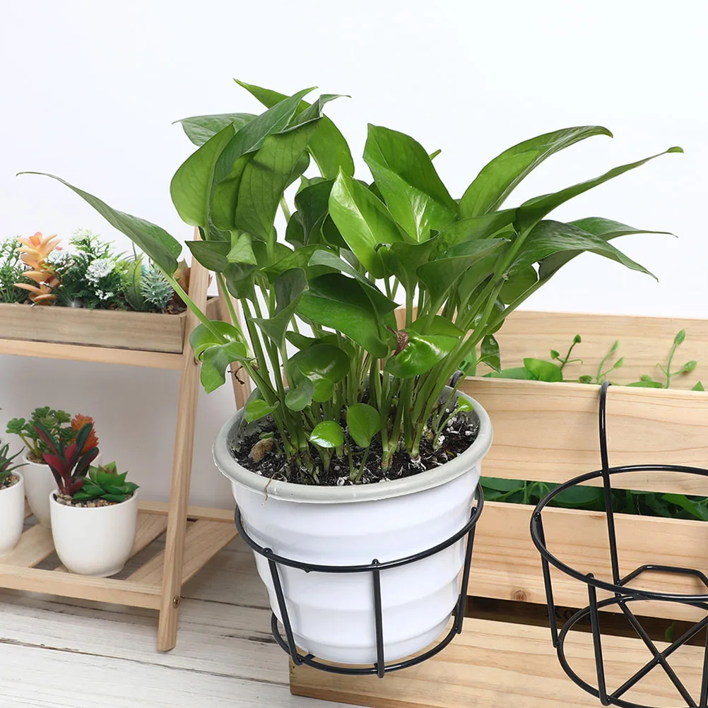 2 Pcs Bracket Hanging Flower Stand Balcony Iron Hanger Deck Railing Planters for Outdoor Plants
2 Pcs Bracket Hanging Flower Stand Balcony Iron Hanger Deck Railing Planters for Outdoor Plants