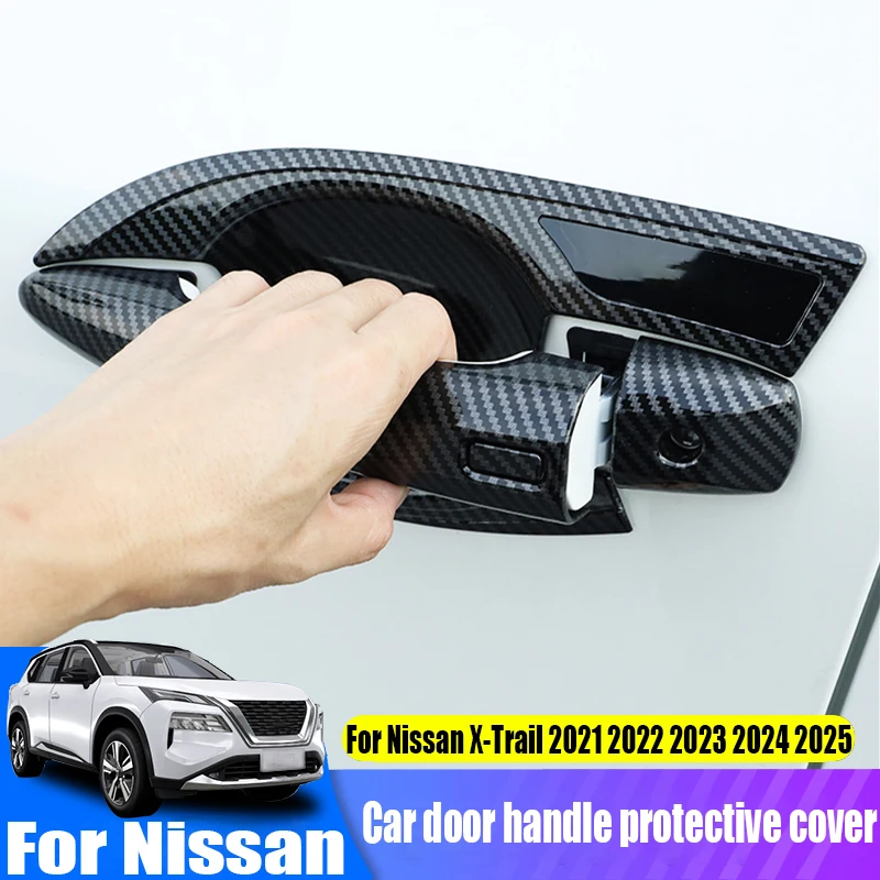 Для Nissan X-Trail/Rogue 2021 2022 2023 2024 2025 автомобильная дверная ручка дверная чаша защитный чехол аксессуары для наружного украшения автомобиля
Для Nissan X-Trail/Rogue 2021 2022 2023 2024 2025 автомобильная дверная ручка дверная чаша защитный чехол аксессуары для наружного украшения автомобиля