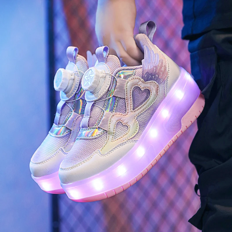 Girls' 2025 Winter New Heelys: Invisible 4-Wheel Auto-Retractable Wear-Resistant Walking Sports Shoes casual
Girls' 2025 Winter New Heelys: Invisible 4-Wheel Auto-Retractable Wear-Resistant Walking Sports Shoes casual