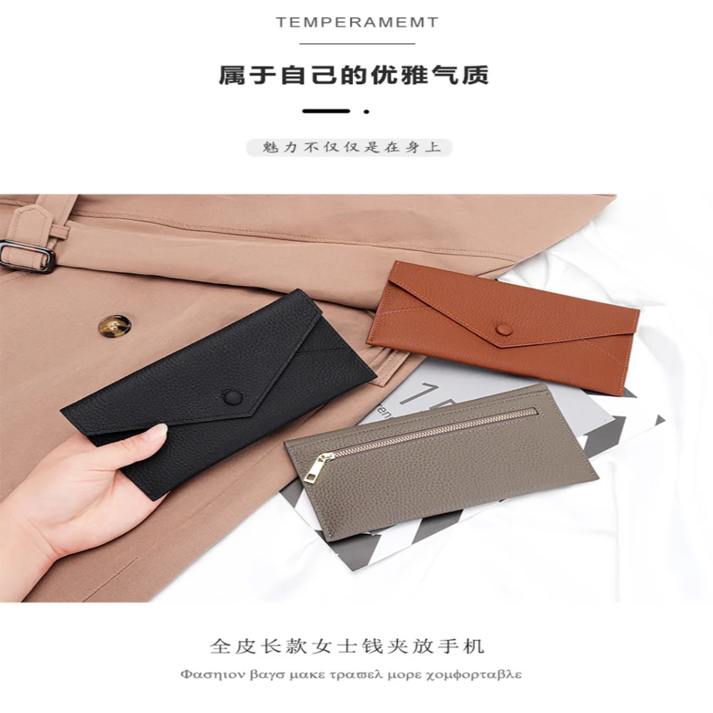 Leather Card Holder 2-In-1 Purse Long Bifold Wallet Delicate Women'S Leather Wallet For Casual Outfits Formal Outfits
Leather Card Holder 2-In-1 Purse Long Bifold Wallet Delicate Women'S Leather Wallet For Casual Outfits Formal Outfits