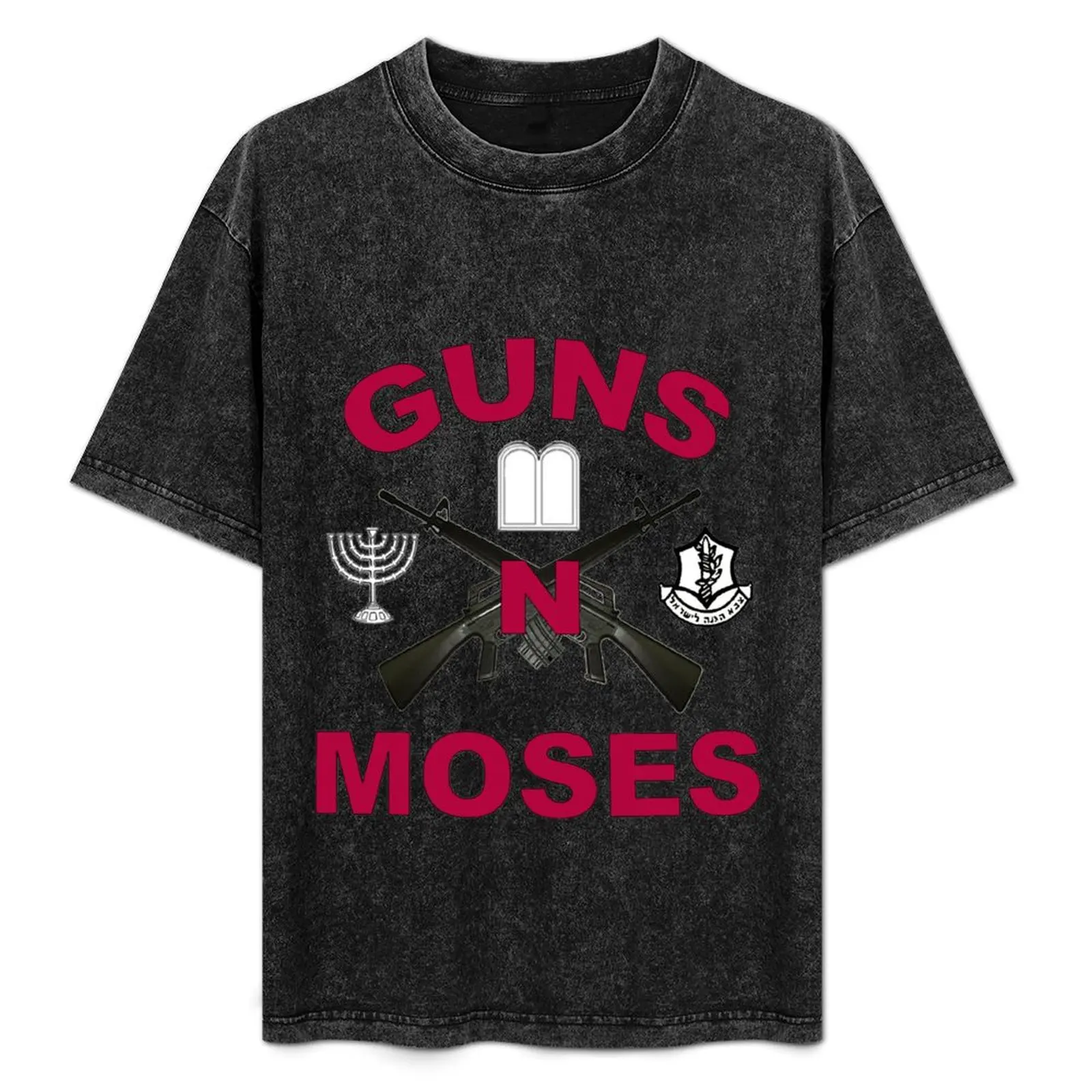 Guns 'n Moses T-Shirt Work Style Casual T-Shirt
Guns 'n Moses T-Shirt Work Style Casual T-Shirt
