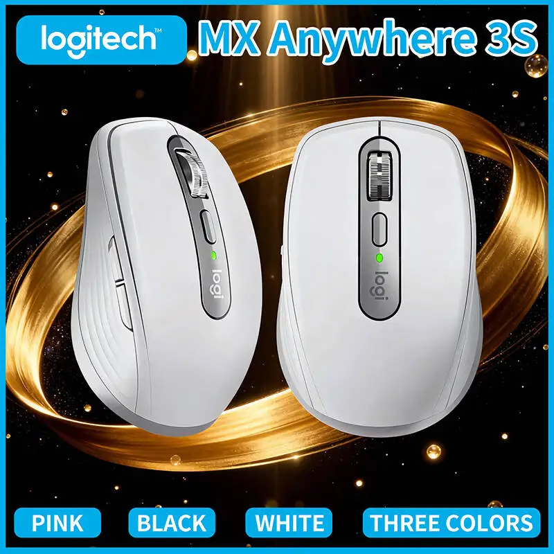 Logitech MX Anywhere 3S Portable Mouse - 8K DPI, MagSpeed Scroll, Silent Click, Anti-Slip Grip for Travel-Friendly Use
Logitech MX Anywhere 3S Portable Mouse - 8K DPI, MagSpeed Scroll, Silent Click, Anti-Slip Grip for Travel-Friendly Use