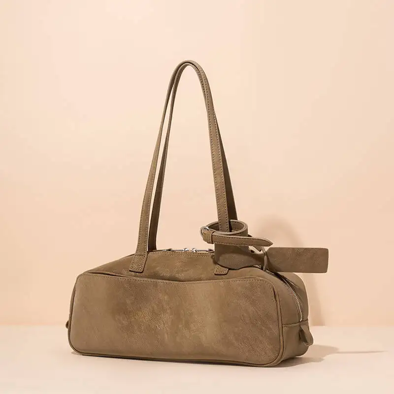 Toptrends Suede Cow Genuine Leather Underarm Shoulder Bags For Women New 2026 Luxury Designer Bowling Totes Work Ladies Handbags
Toptrends Suede Cow Genuine Leather Underarm Shoulder Bags For Women New 2026 Luxury Designer Bowling Totes Work Ladies Handbags