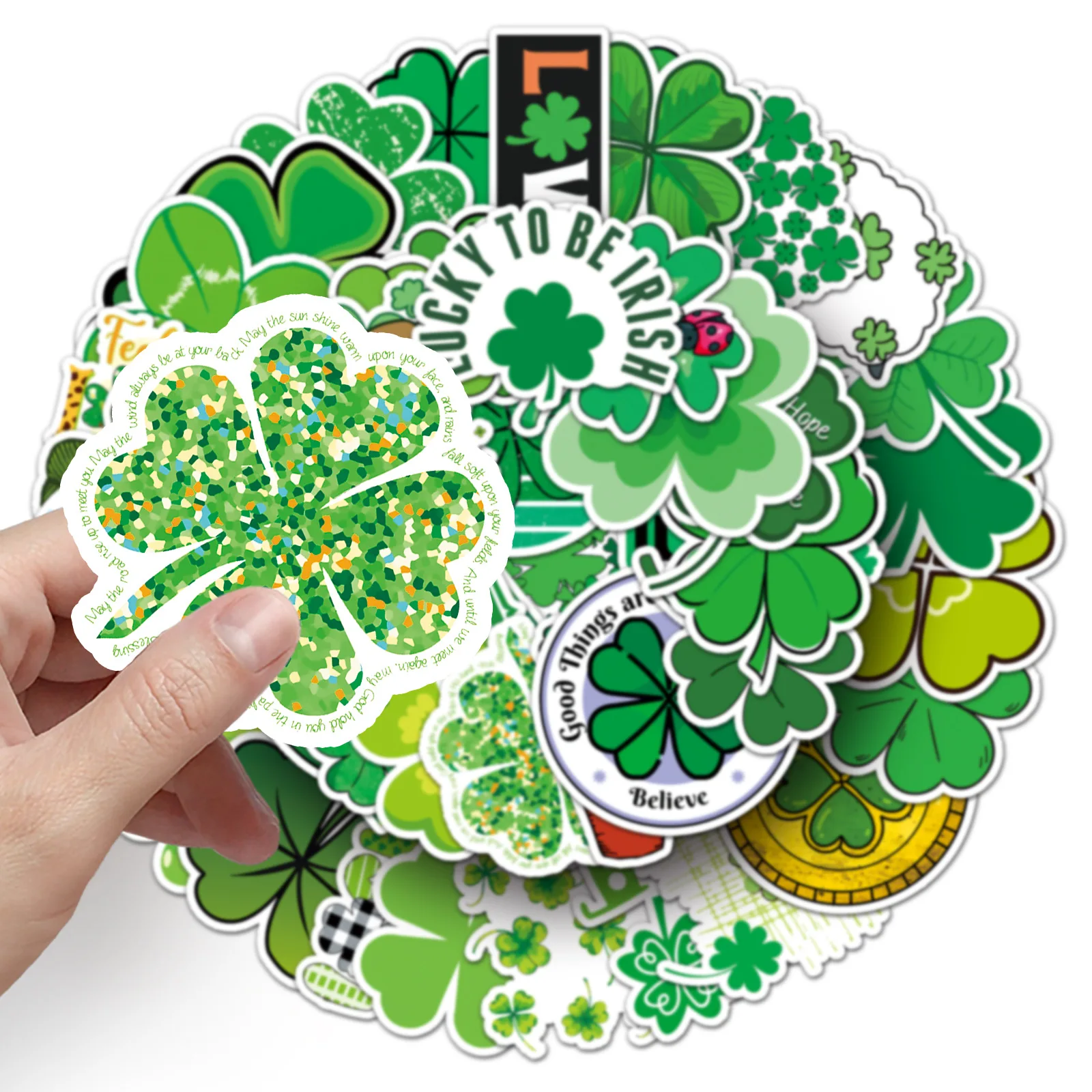 10/50PCS Four Leaf Grass Stickers Bring the Lucky Grass Decoration Cartoon Kids Toys Cup Laptop Guitar Car Bike Graffiti Decals
10/50PCS Four Leaf Grass Stickers Bring the Lucky Grass Decoration Cartoon Kids Toys Cup Laptop Guitar Car Bike Graffiti Decals