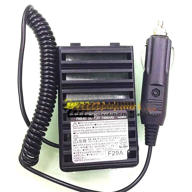 FNB-83 FNB83 Car Charger 7.2V 1400mAh Battery Eliminator Adapter for Yaesu VX418 VX277 VX160 VX-168 VX168 FT60R FT-60R Radio
FNB-83 FNB83 Car Charger 7.2V 1400mAh Battery Eliminator Adapter for Yaesu VX418 VX277 VX160 VX-168 VX168 FT60R FT-60R Radio