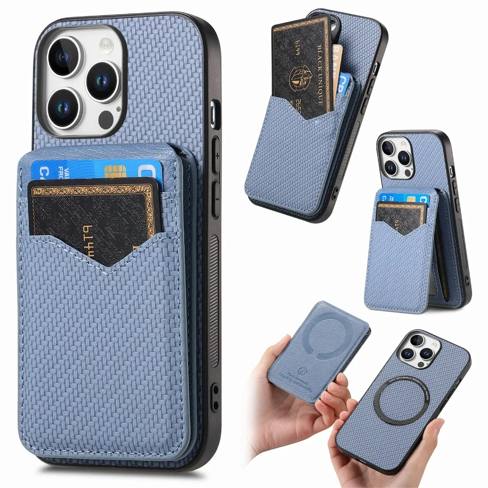 Carbon Fiber Leather Phone Case for IPhone 16 15 14 11 Pro Max XS XR 7 8 Plus 13 12 Mini Magnetic Wallet with Card Holder Cover
Carbon Fiber Leather Phone Case for IPhone 16 15 14 11 Pro Max XS XR 7 8 Plus 13 12 Mini Magnetic Wallet with Card Holder Cover