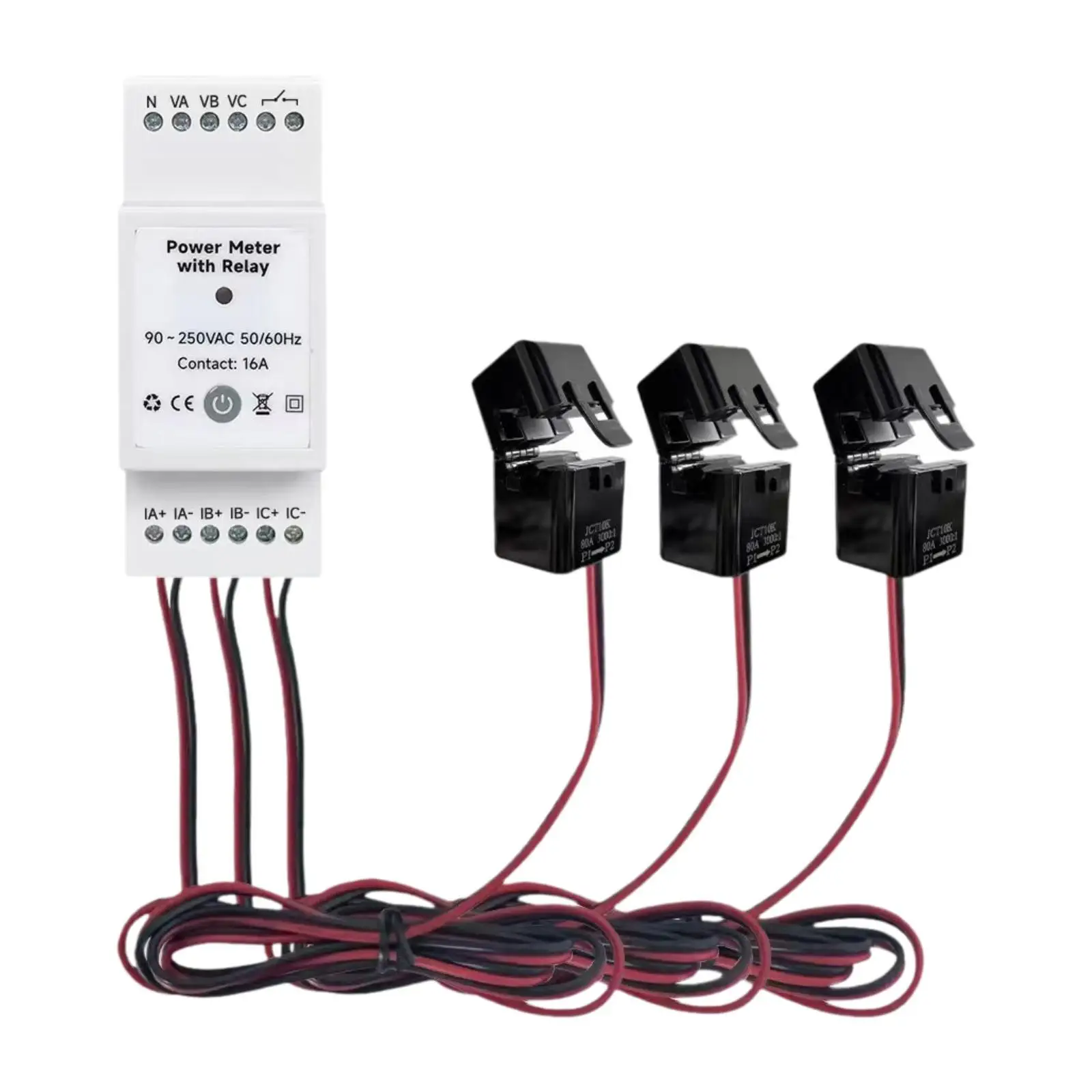 Smart Power Meter with Current Transformer Intelligent Electricity Meter Sensors
Smart Power Meter with Current Transformer Intelligent Electricity Meter Sensors