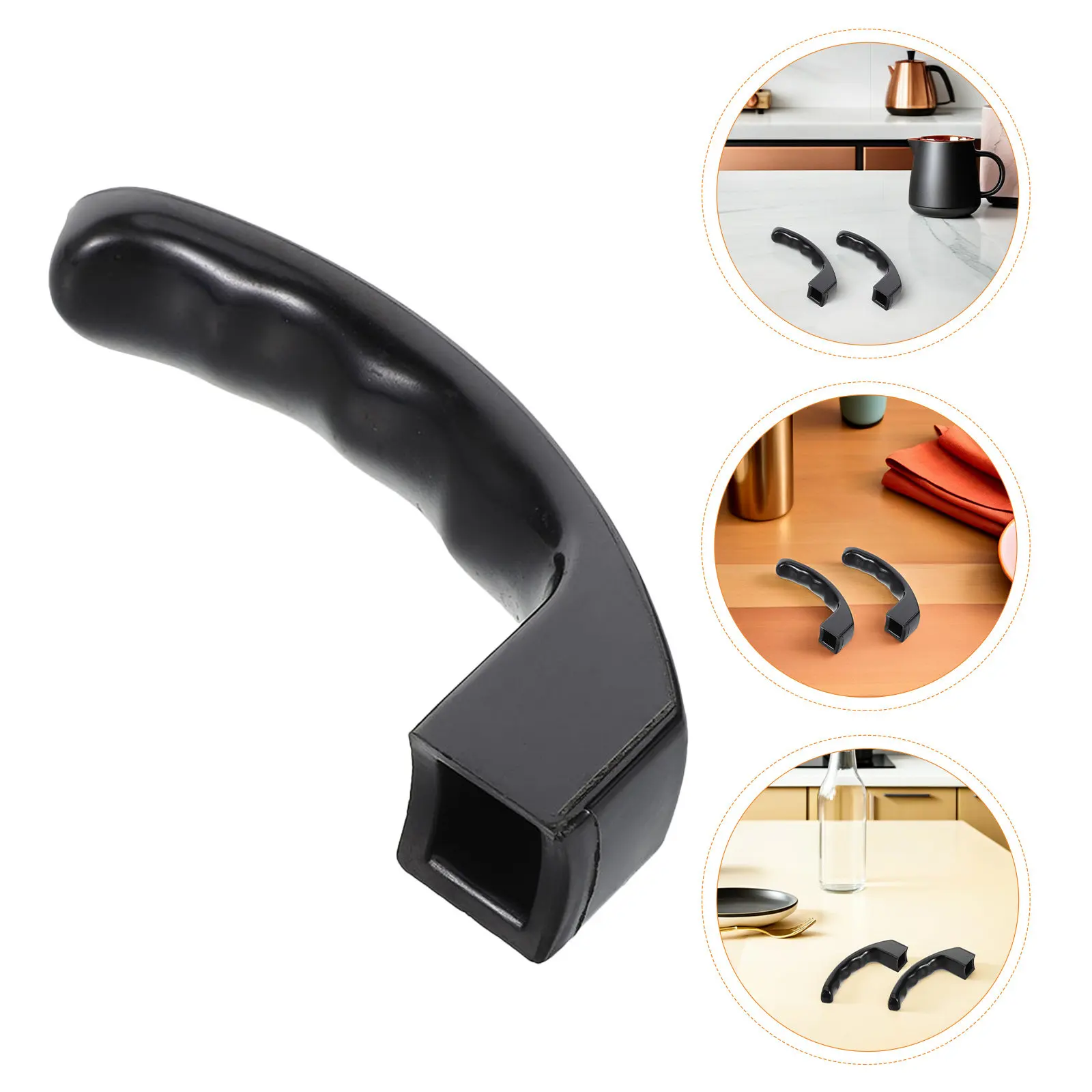4Pcs Coffee Pot Handle Replacement Universal Bakelite Curved Grip Anti-Scald Detachable Coffee Maker Accessories
4Pcs Coffee Pot Handle Replacement Universal Bakelite Curved Grip Anti-Scald Detachable Coffee Maker Accessories