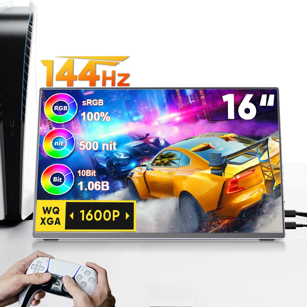 17,3-дюймовый портативный игровой UHD 1080P 4K, 3 мс, HD USB-C, порт Type-C, USB-порт, портативный Mo nitor для ноутбука PS5, PS4,
17,3-дюймовый портативный игровой UHD 1080P 4K, 3 мс, HD USB-C, порт Type-C, USB-порт, портативный Mo nitor для ноутбука PS5, PS4,