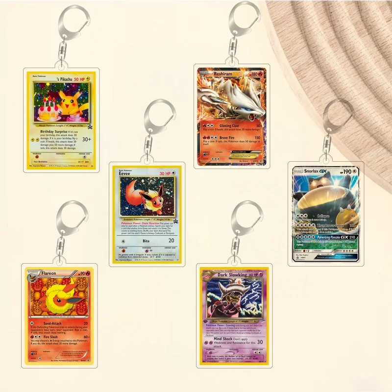 For Pokemon Elf Qikchu Snorlax Reshiram Dark Slowking Eevee Flareon Acrylic Selfmade Cartoon Anime Keychain Pendant 5cmToy Gift
For Pokemon Elf Qikchu Snorlax Reshiram Dark Slowking Eevee Flareon Acrylic Selfmade Cartoon Anime Keychain Pendant 5cmToy Gift