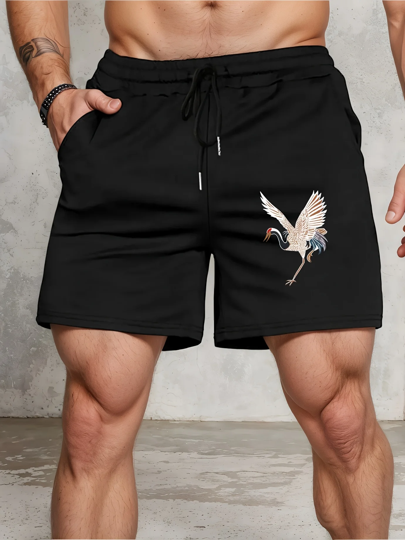 Men's Casual Shorts Everyday Summer Wear - Black, Gym Shorts, Graphic Sportswear, Smooth Texture Fabric
Men's Casual Shorts Everyday Summer Wear - Black, Gym Shorts, Graphic Sportswear, Smooth Texture Fabric